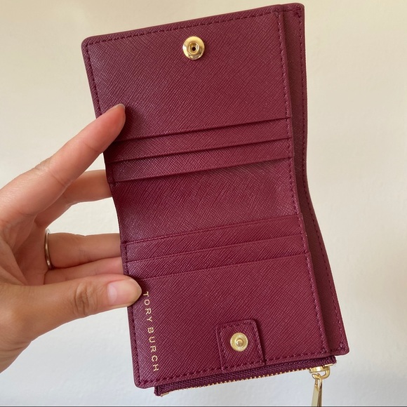 **SOLD**Tory Burch Robinson Mini Wallet Imperial - Picture 3 of 5